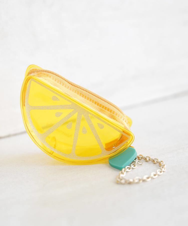 アフタヌーンティー オレンジバッグチャーム ポーチ ビニールポーチ バッグチャーム オレンジ 夏 Afternoon Tea LIVING