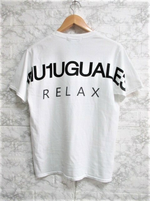 ☆1PIU1UGUALE3 RELAX ウノピュウノウグァーレトレリラックス バックビッグロゴ Tシャツ/メンズ/S