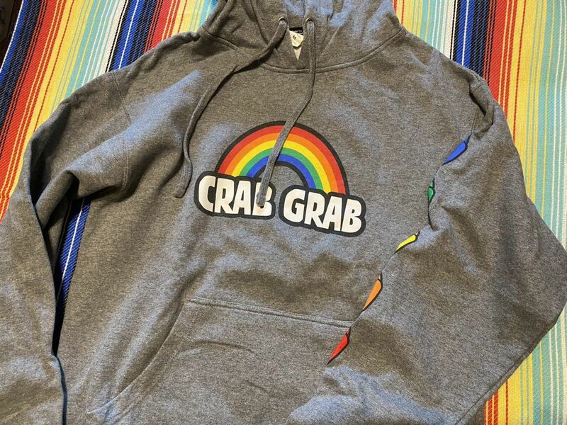 中古 crabgrab クラブグラブ　CRABGRAB スノーボード　スノボ　メンズ　プルオーバーパーカー Mサイズ