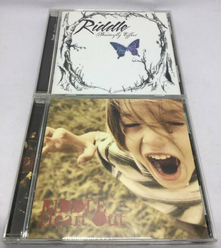 【RIDDLE CD2点】Heart Out / butterfly effect｜リドル エモコア メロコア メロディックパンク
