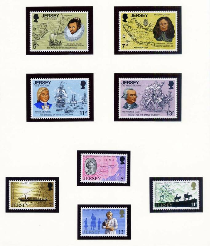 英領 ジャージー JERSEY 1976~7年 未使用 MNH 切手 23枚 綺麗 送料無料 ◆B-255