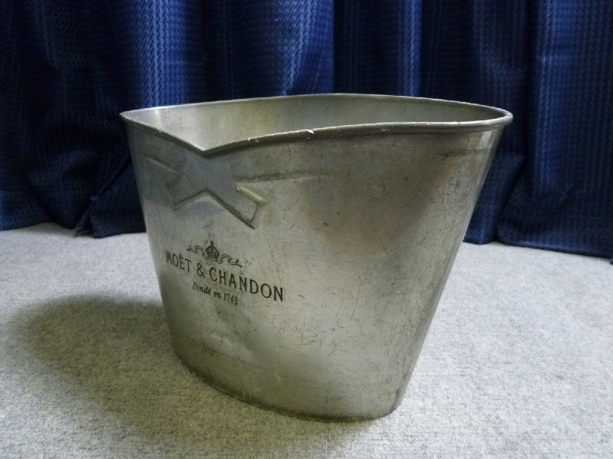 ▲ MOET&CHANDON モエ エ シャンドン Fonde en 1743 錫製 ? ビンテージ シャンパンクーラー ▲