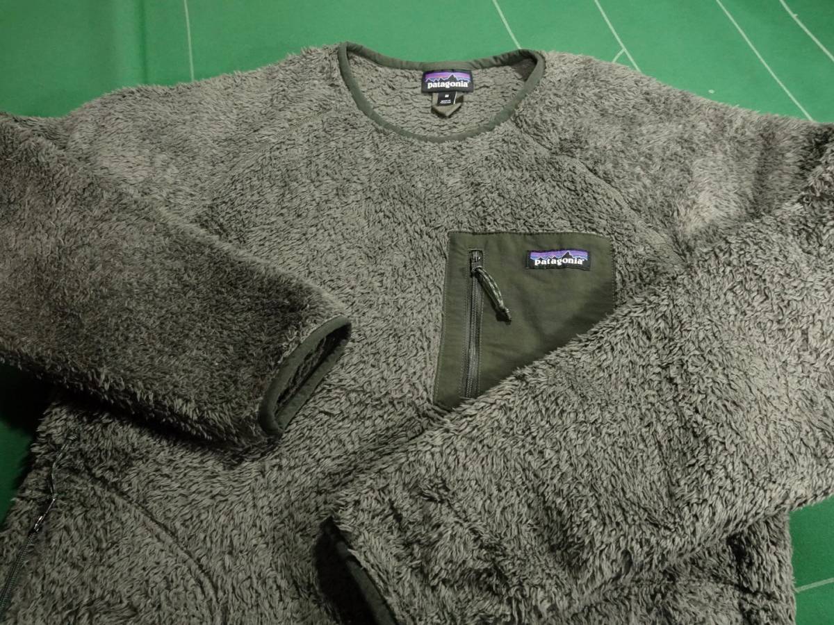 ▲パタゴニア リサイクル ハイパイルフリース クルーネック セーター ロス・ガトス・クルー ライトオリーブ M（JP-L） 美品!!!▲