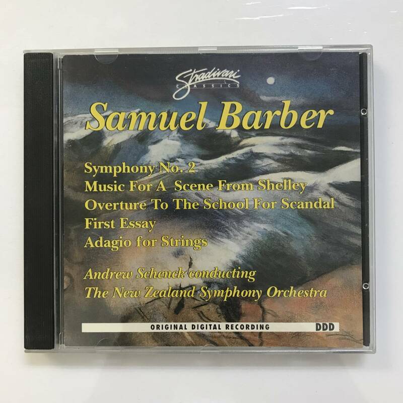 【CD】Samuel Barber: Symphony No. 2 / Essay No. 1 / Adagio for Strings / Music for a Scene from Shelley @SO-75-C