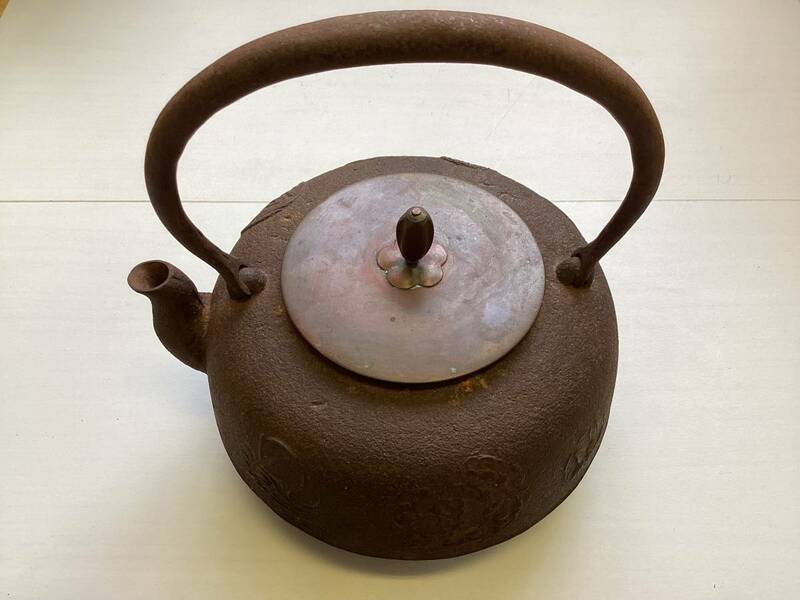 やかん　鉄瓶　鉄製　急須　レトロ　煎茶道具　鉄やかん　茶道具　C115