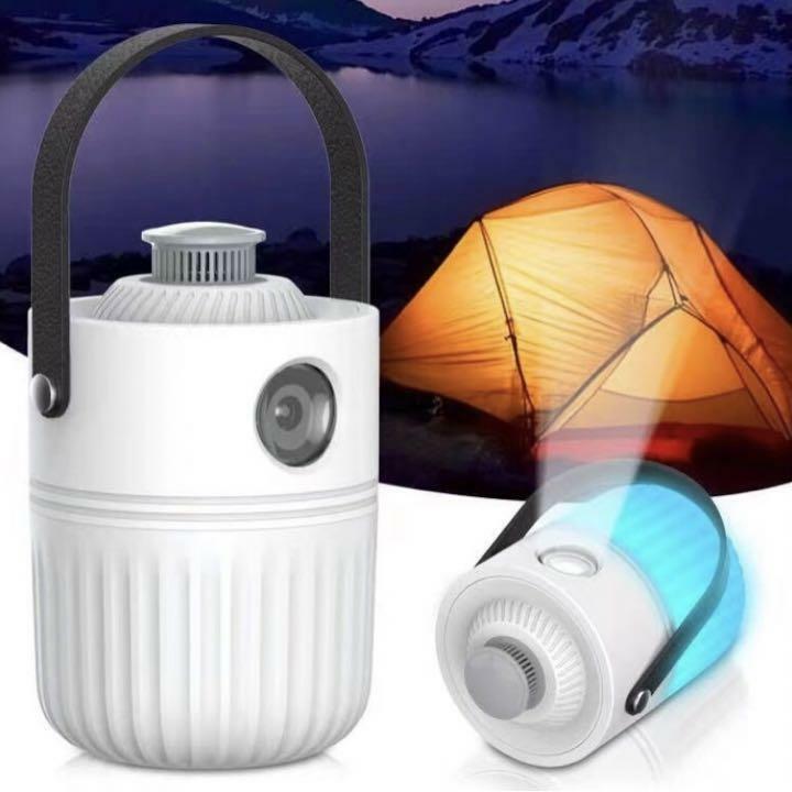 ランタン LED キャンプ 充電式 懐中電灯 アウトドア 小型 非常用 6色点灯　白