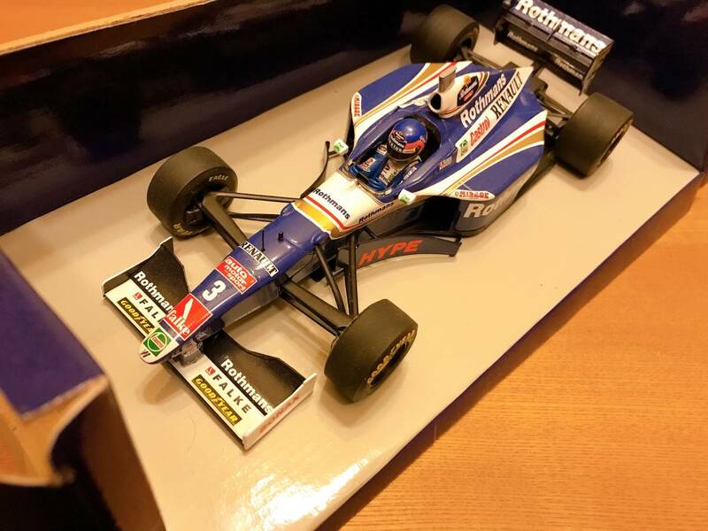 ※ 1/18 MINICHAMPS 【Rothmans】 ウィリアムズ・ルノー FW19 #3 J.ヴィルヌーブ スペインGP優勝 1997