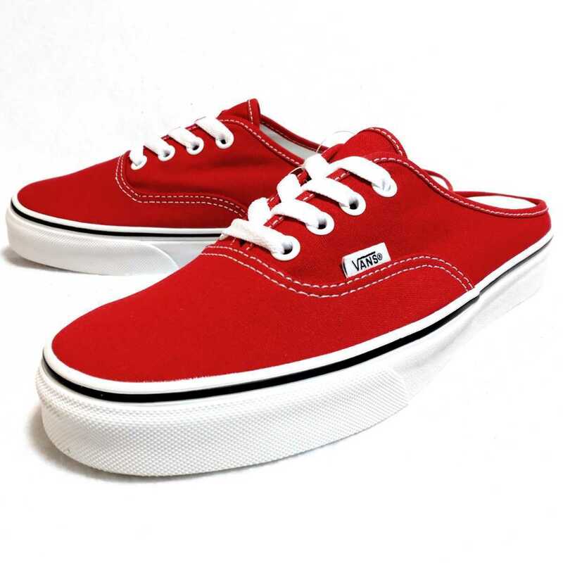 特価/未使用/VANS/Authentic/Mule/バンズ/レディス/オーセンティック/ミュール/スニーカー/US5=23.0cm/red②