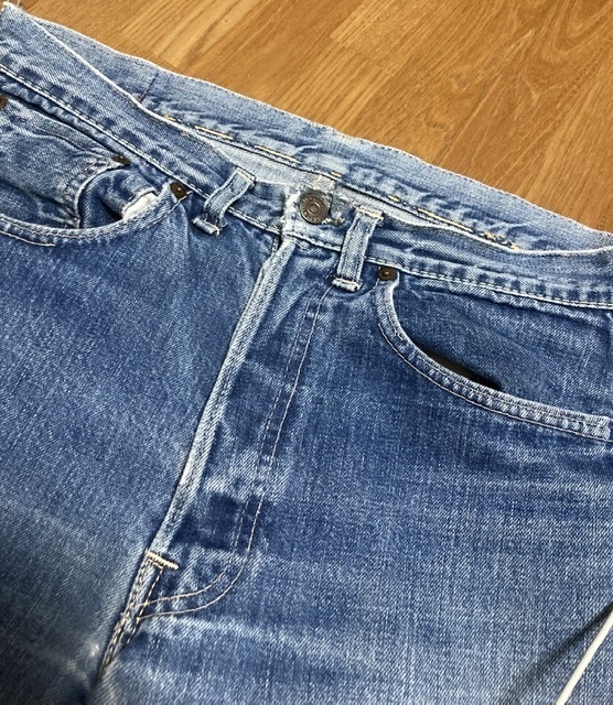 60's VINTAGE Levi's 501 bigE タイプ物 16刻印 足長R Ｖステッチ デニムパンツ ヴィンテージ オリジナル USA製 古着