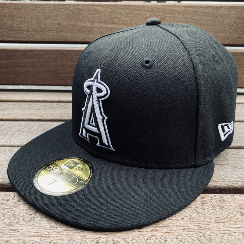 USA正規品 【7】 NEWERA ニューエラ MLB ロサンゼルス エンゼルス LA Angels ブラックエディション 59FIFTY メジャーリーグ 大谷翔平