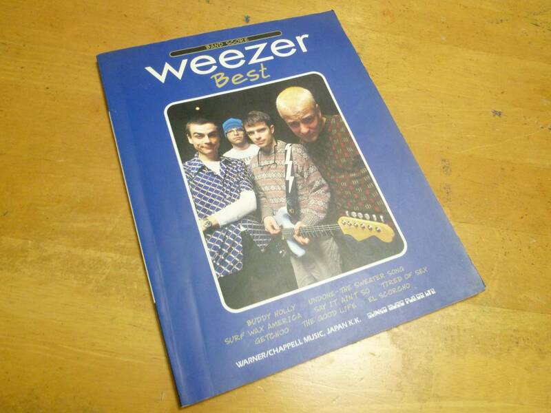 【 weezer Best ウィザー・ベスト バンドスコア 】
