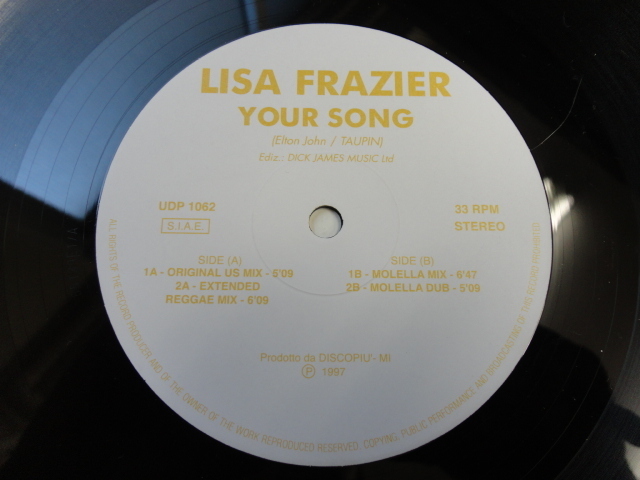 Lisa Frazier Your Song 名曲 ELTON JOHN グランドビートカバー 12 視聴