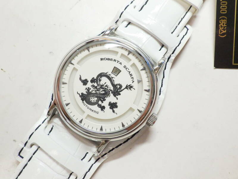 ロベルタスカルパ メンズ 自動巻き 裏スケルトン 腕時計 RS-6005　#592