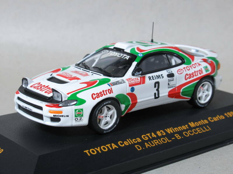 1/43 トヨタ セリカ GT4 #3 D.オリオール モンテカルロラリー 1993 Winner