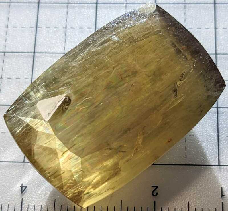 驚愕サイズの天然ダイアスポア 76.265ct 希少鉱物 ソーティング付き 裸石 ルース Jewelry 天然 カラーチェンジ? レアストーン ズルタナイト