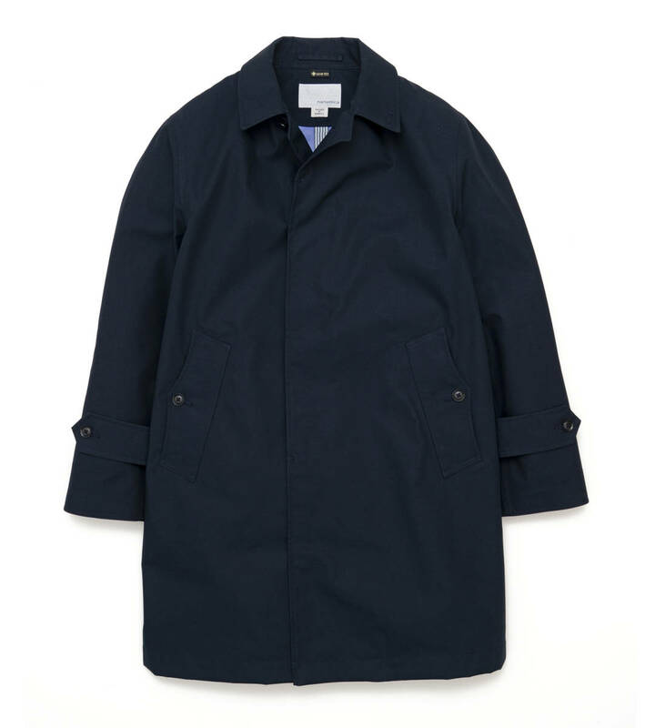 未使用新品 定価7.1万 nanamica GORE-TEX Soutien Collar Coat NAVY XL SUBF800 ナナミカ ゴアテックス 3レイヤー ステンカラーコート