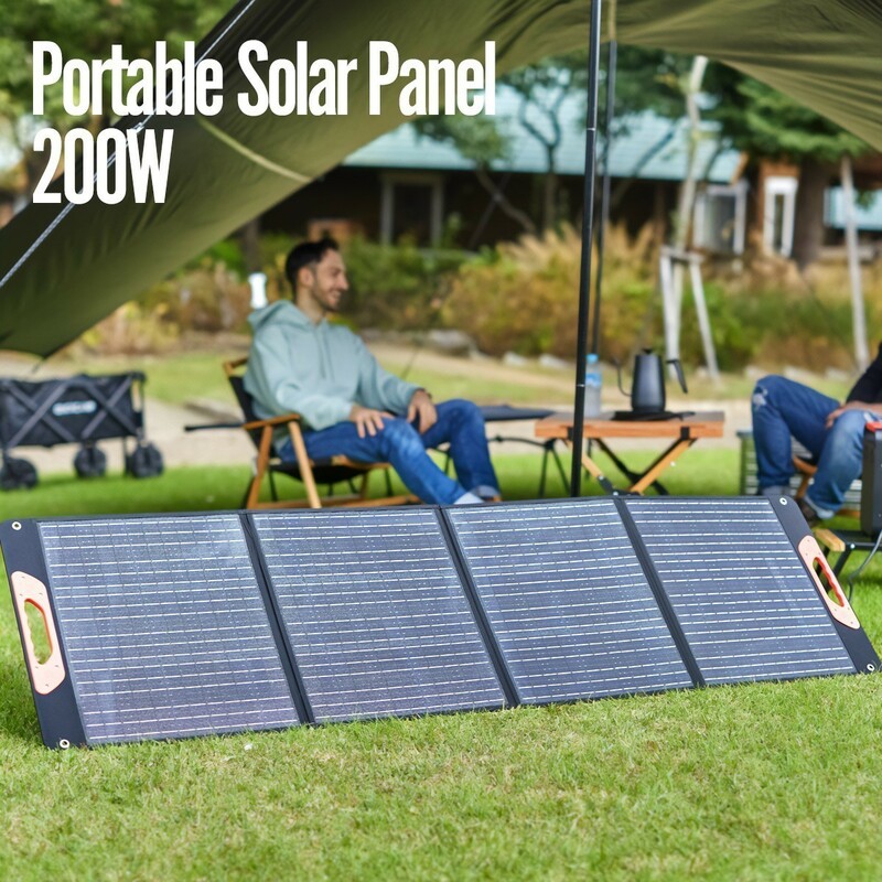 SUNGA ソーラーパネル 200W 超薄型 コンパクト 高変換効率 アメリカメーカーセル 単結晶シリコンパネル 太陽光発電 ソーラーチャージャー
