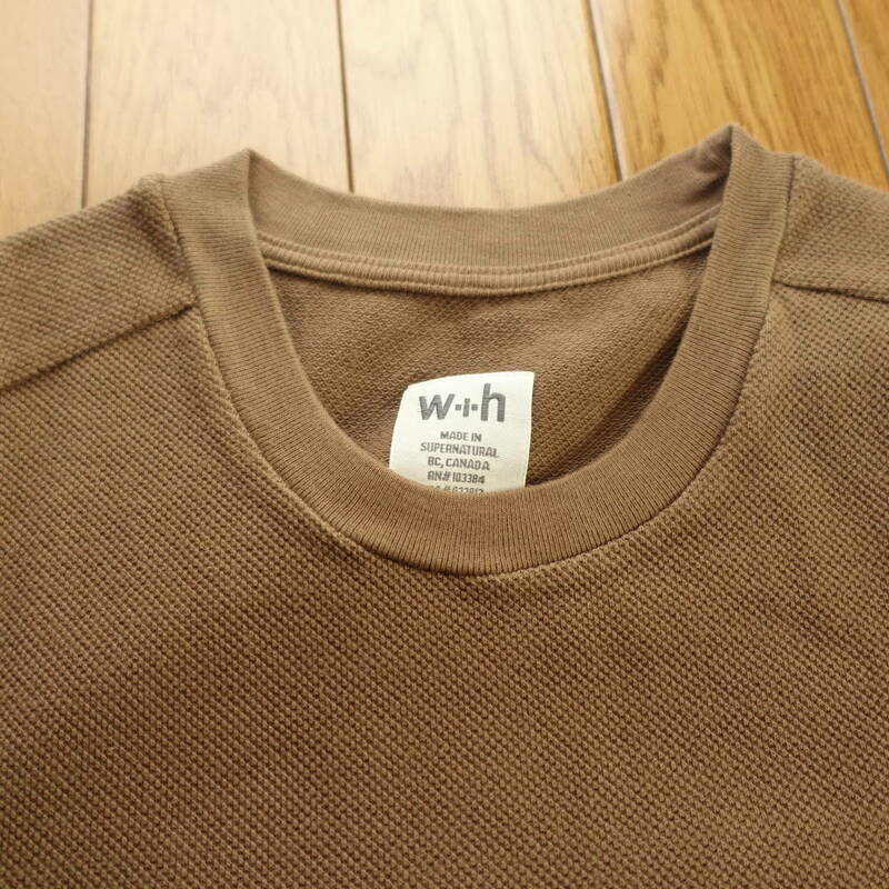 w+h 半袖Tシャツ S 茶 wings+horns