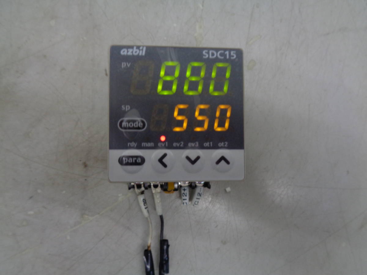 MK6330 azbil(山武) デジタル指示調節計 C15SR0TA0100