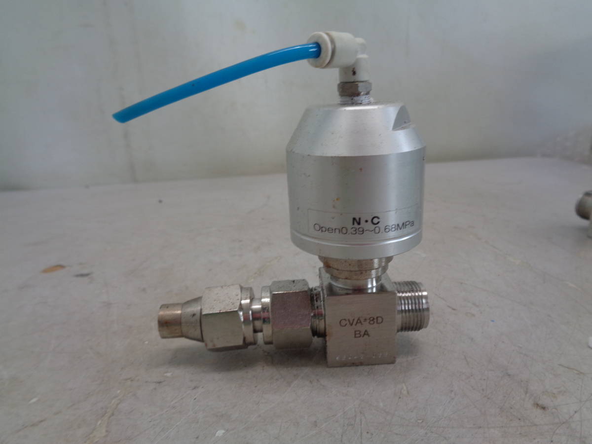 MK6390 CVA PCTFE-SEAT IHARA SUS316L 0.39~0.68MPa 1MPa-1/2 CVA＝8D BA