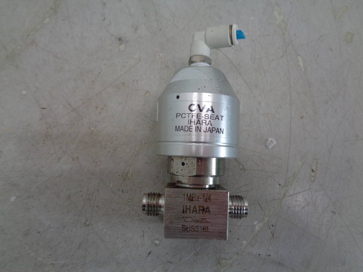 MK6395 値下げ　CVA PCTFE-SEAT IHARA SUS316L 0.39~0.68MPa 1MPa-1/4 CVA＝4D BA　2024.11.19