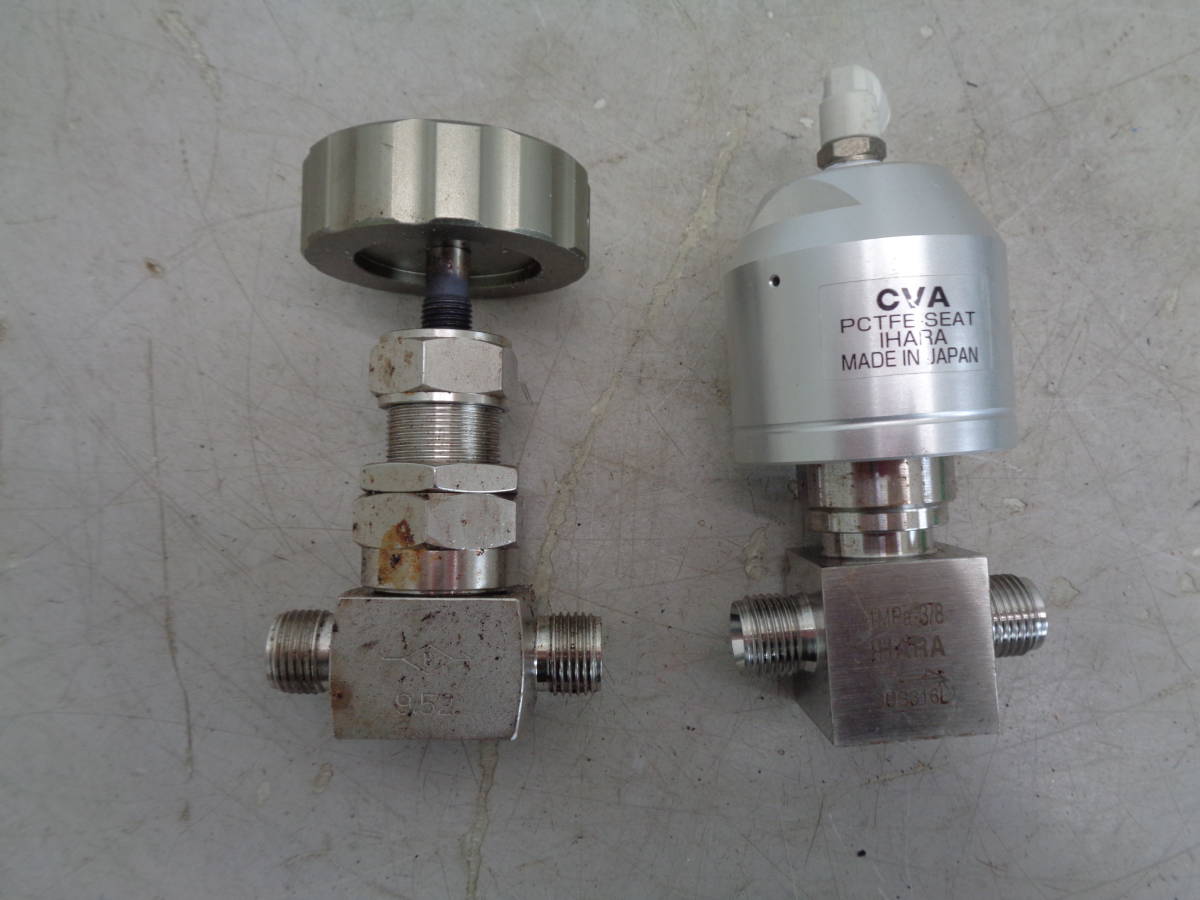 MK6398 値下げ　CVA PCTFE-SEAT IHARA SUS316L 0.39~0.68MPa 1MPa-3/8 CVA＝6D BA　2024.11.19