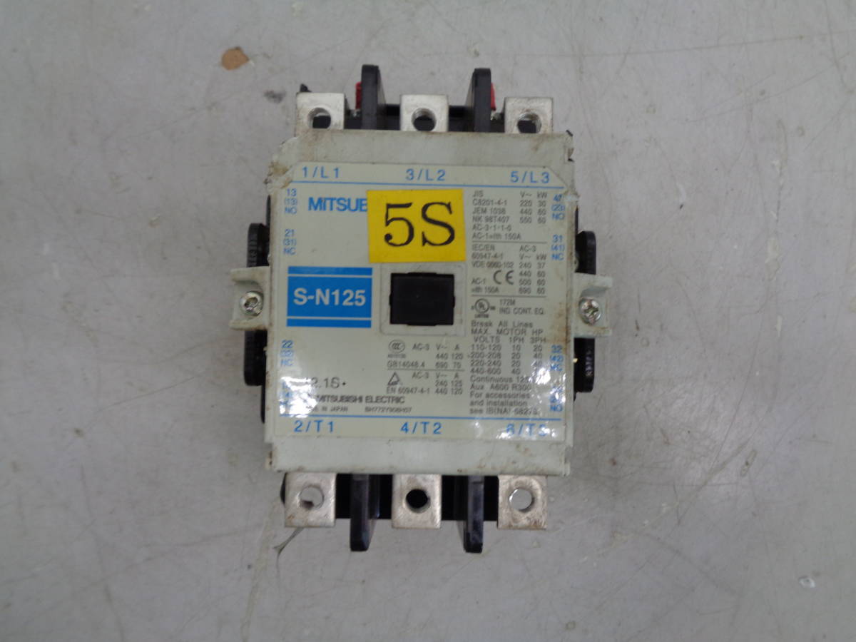 MK6406 MITSUBISHI 電磁接触器 S-N125