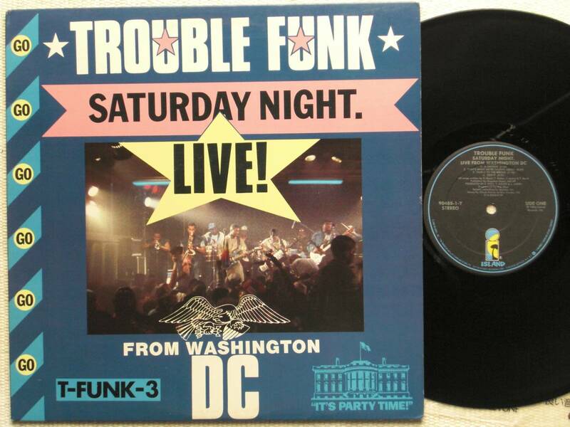 USオリジナル盤LP　Trouble Funk ／ Saturday Night Live From Washington D.C. 　(Island Records 90488-1-Y )★　