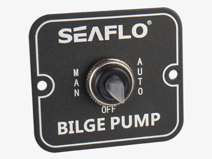 SEAFLO シーフロ ビルジポンプ用 3WAY マニュアル-OFF-オート スイッチパネル 12V 24V 兼用