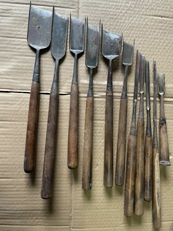 刃物 手打 和鉄 職人 斧 鍛冶屋 工具 鉈 鉋 古道具 大工道具 ハンド工具 古民具