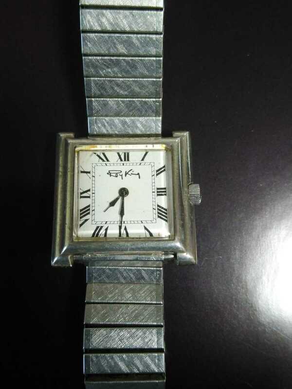 ロイキング silver925メンズ　 手巻き 銀製 腕時計