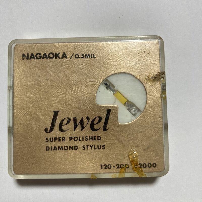 レコード針 ナガオカ 120-200 0.5MIL jewel 倉庫整理品