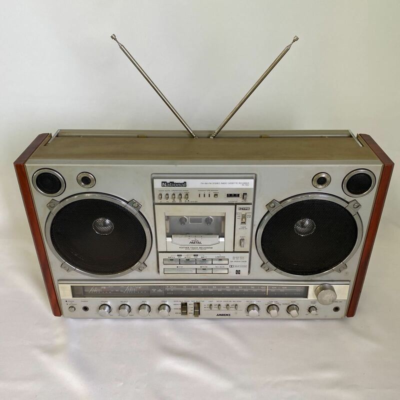 RX-7000 National ナショナル FM AM STEREO RADIO ステレオラジオ CASSETTE RECORDER カセットレコーダー カセットデッキ 昭和レトロ