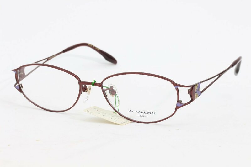 MARIO VALENTINO ◆ 眼鏡/メガネフレーム C-4 52□16 ■ A6428