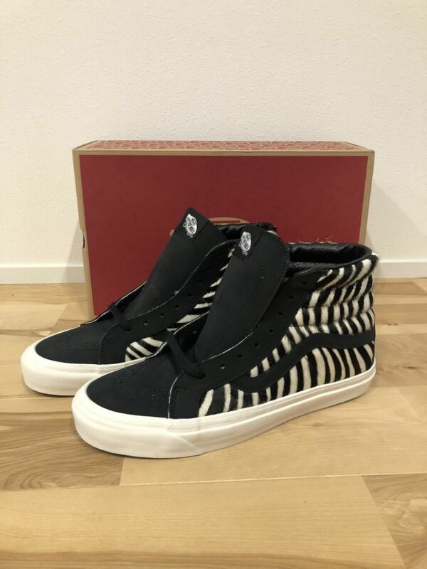 バンズ VANS スケートHI アナハイムコレクション　ゼブラ　28cm