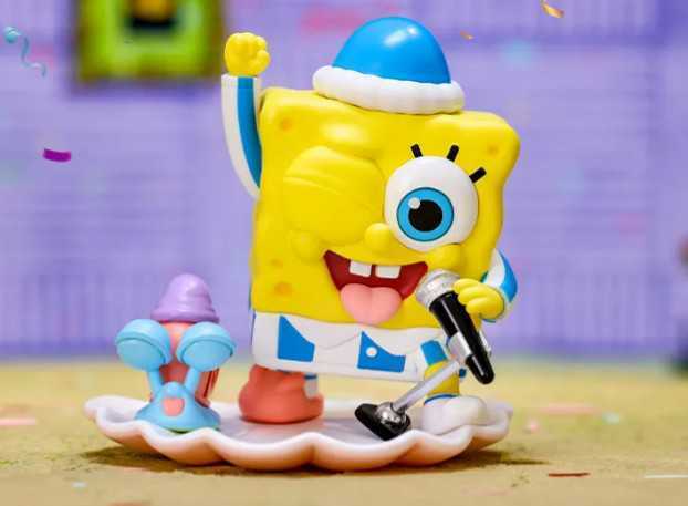 POP MART SpongeBob パジャマ パーティー シリーズ Crossover Singer POPMART ポップマート スポンジボブ ゲイリー フィギュア 内袋未開封