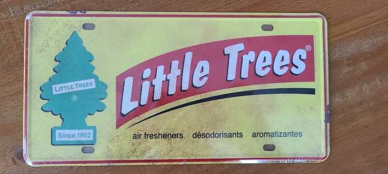リトルツリー ディスプレイ Little Tree ヴィンテージ アメリカン雑貨 ライセンスプレート