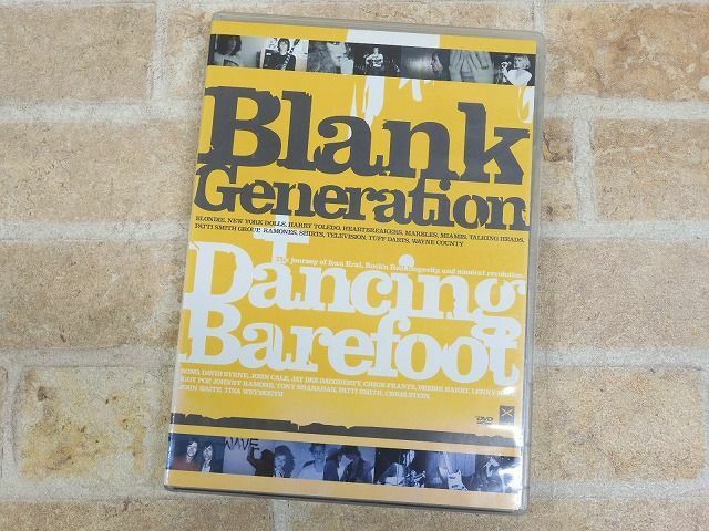 BLANK GENERATION / DANCING BAREFOOT ドキュメンタリー DVD ○【9819y】