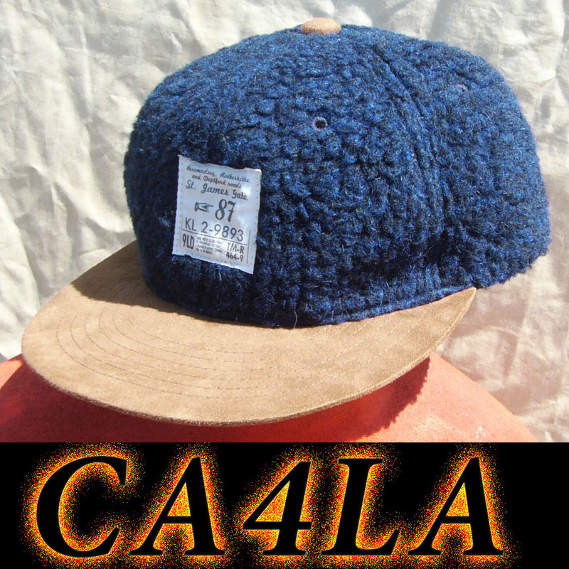 即決■CA4LA■冬っぽさのサッポロブルーcap■古着