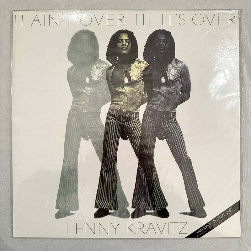 ■1991年 UK盤 オリジナル 新品シールド Lenny Kravitz - It Ain't Over 'Til It's Over 12”EP Picture Disc VUSTY 43 Virgin 藤原ヒロシ