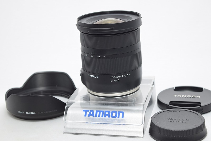 美品★TAMRON タムロン 17-35mm F2.8-4 Di OSD A037 Canon キヤノン用★レンズフード付