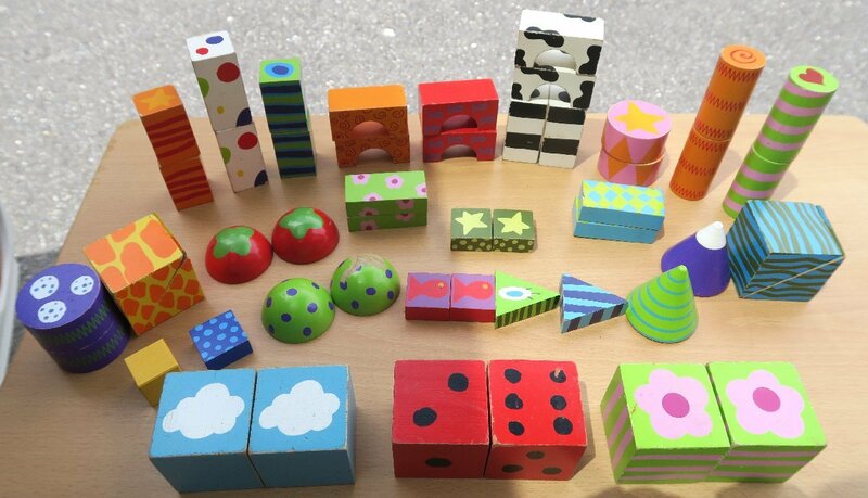 ☆さまざまな形の木製パズル 知育玩具◆想像力の醸成！知育性豊か991円