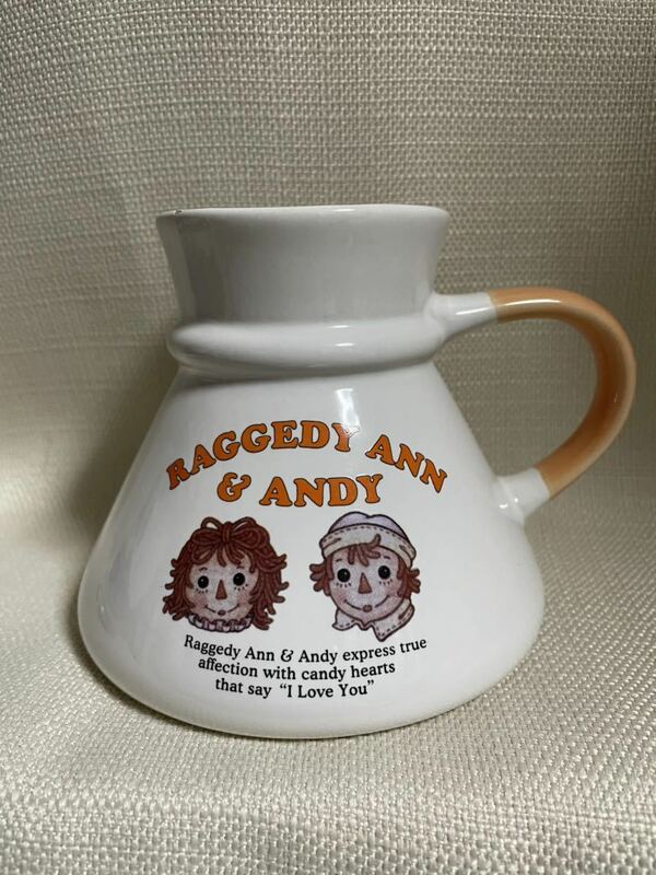 ラガディ　アン　アンド　アンディ　陶器製　カーマグ　花瓶　アクシス　中古　難あり