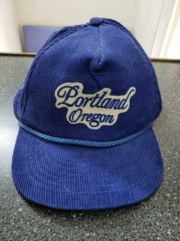 80s Portland Oregon corduroy pantキャップcap コーズキャップ　コーディロイ