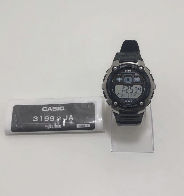 T222 カシオ CASIO AE2000W デジタル メンズ腕時計