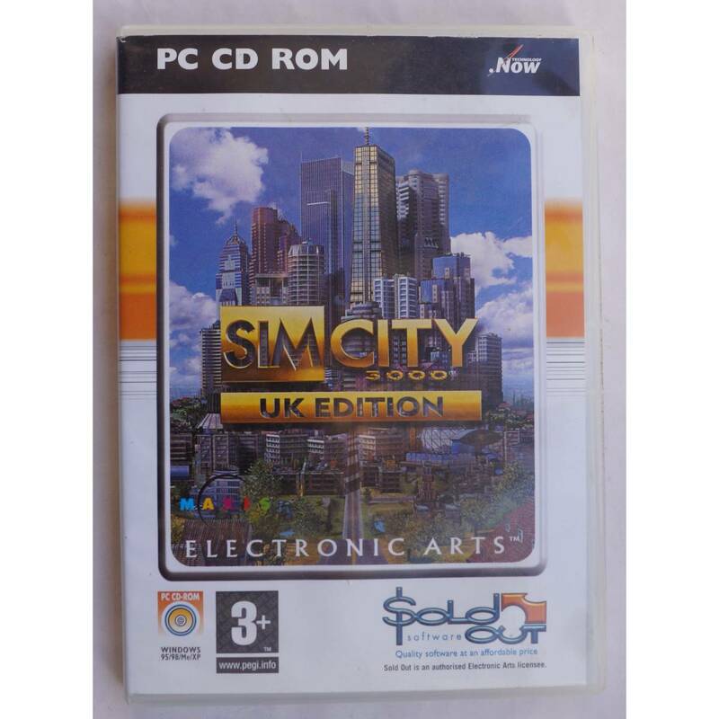 PCゲーム SIMCITY 3000 UK EDITION 