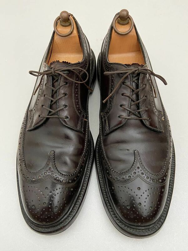 FLORSHEIM size81/2C Kenmoor コードヴァン コードバン フローシャイム IMPERIAL ケンムール ウィングチップ 革靴 ブーツ 60年代 70年代