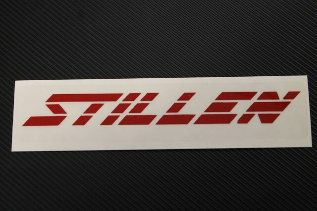 STILLEN スティレン ステッカー デカール シール レッド小 25×125ｍｍ 当時物 USA Steve Millen