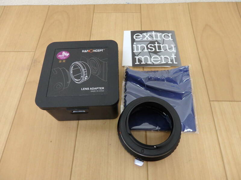 T2-4.10) K&F Concept　レンズアダプター　EOS-EOS M　Canon EF レンズマウントアダプター