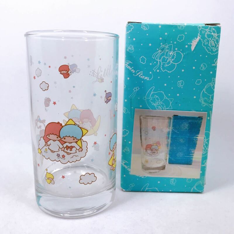 キキララ【Sanrio】リトルツインスターズ グラス ガラス コップ サンリオ 295ml